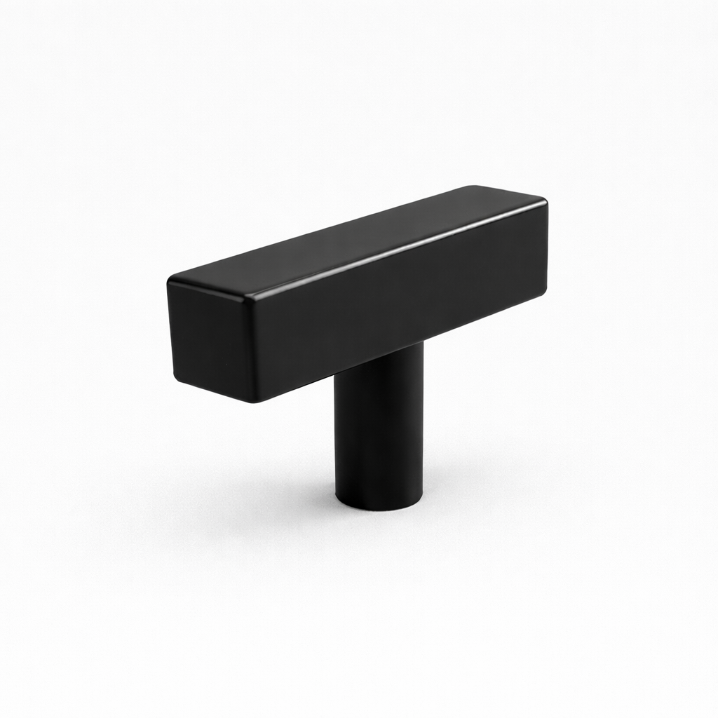 Meubelknop Bloc Round – Zwart