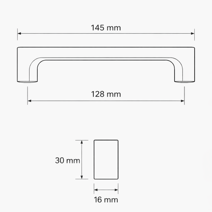 Meubelgreep Oak 128 mm – Hout